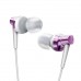 REMAX - Super Bass Noise Isolation Tangle-Free Headphones Stereo Headset With Microphone Ear Phone RM-575 - Purple